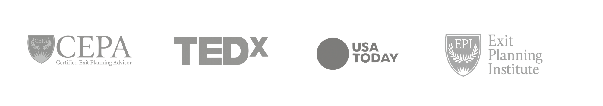 Credentials: CEPA Certified Exit Planning Advisor, TEDx Speaker, USA Today, Exit Planning Institute