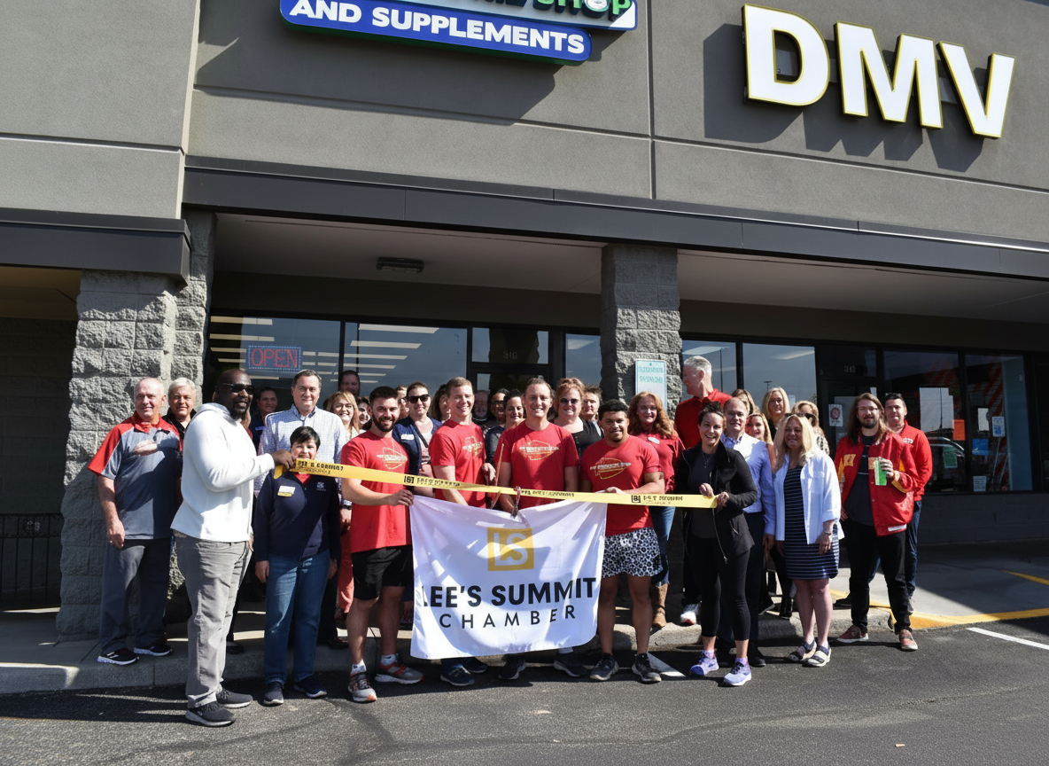 The Smoothie Shop ribbon cutting ceremony